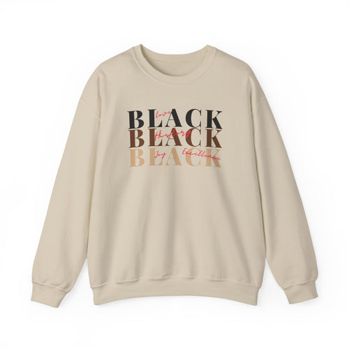 Black Confidence Crewneck Sweatshirt
